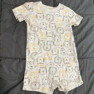 Jungle Cat Baby Romper
